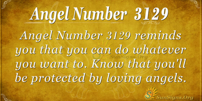 Angel Number 3129