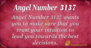 Angel Number 3137