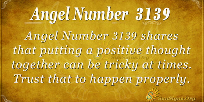 Angel Number 3139