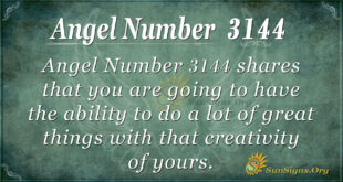 Angel Number 3144