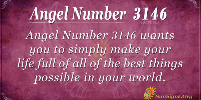 Angel Number 3146