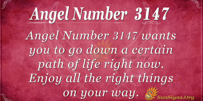 Angel Number 3147