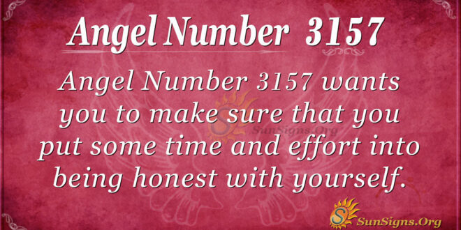 Angel Number 3157