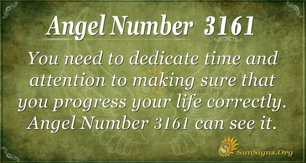 Angel Number 3161