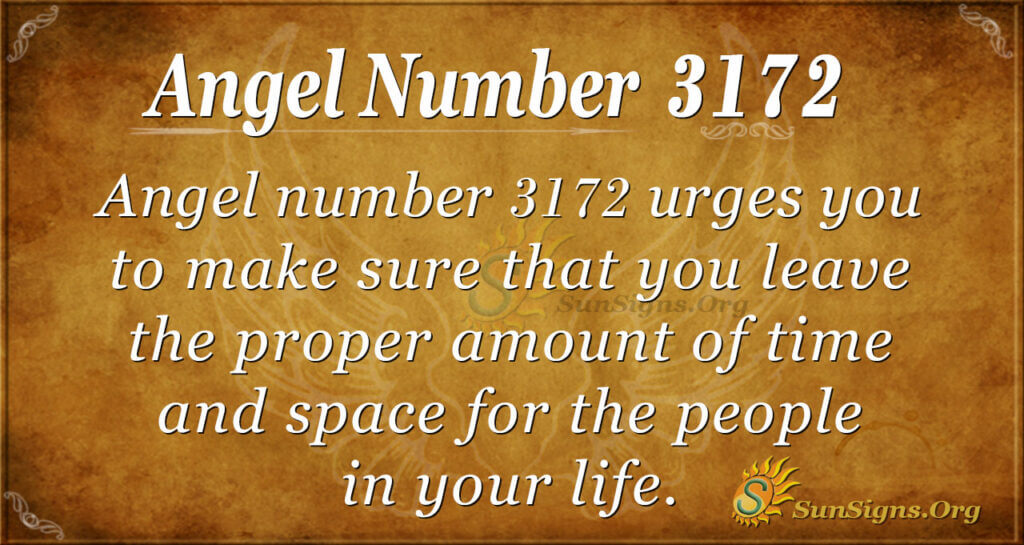 Angel Number 3172