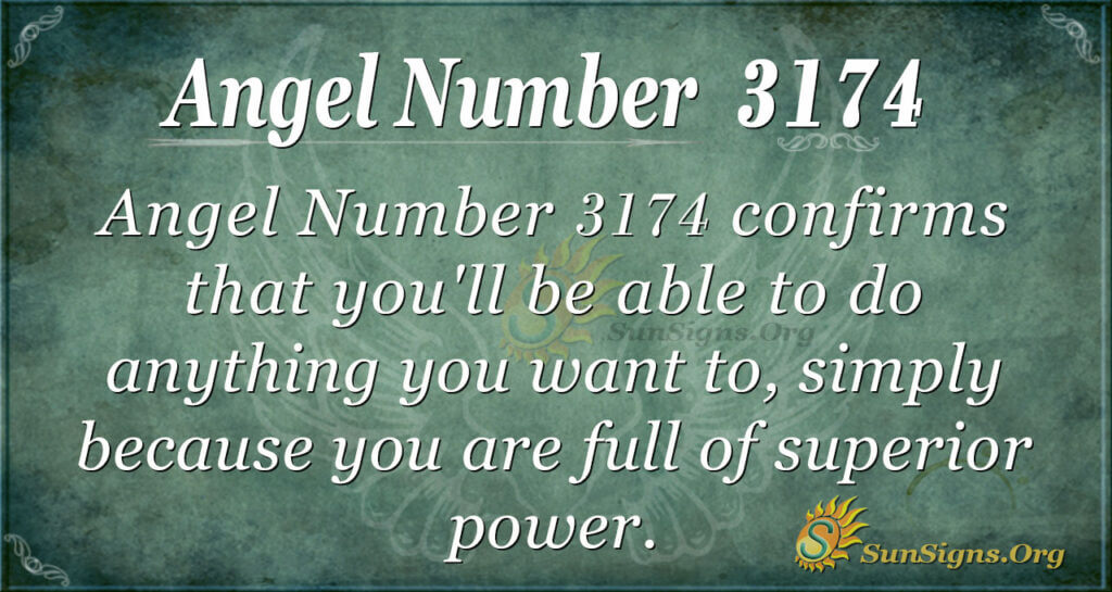 Angel Number 3174