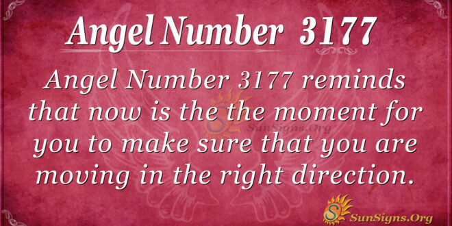 Angel Number 3177