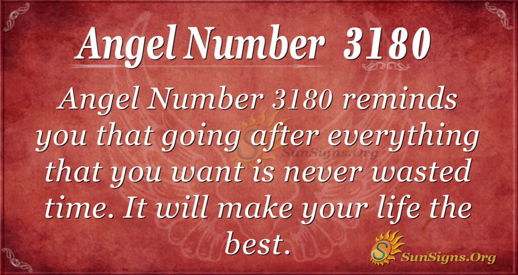 Angel Number 3180