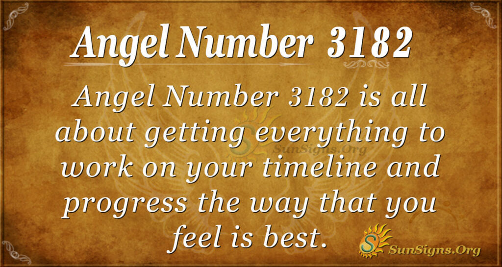 Angel Number 3182