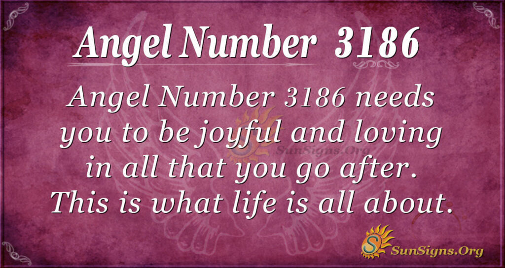 Angel Number 3186