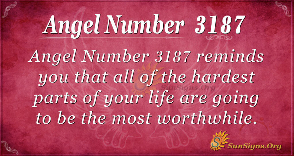 Angel Number 3187