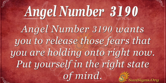 Angel Number 3190