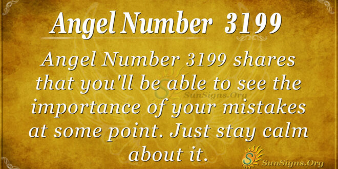 Angel Number 3199
