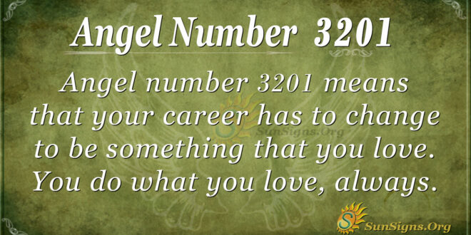 Angel Number 3201