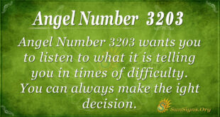 Angel Number 3203