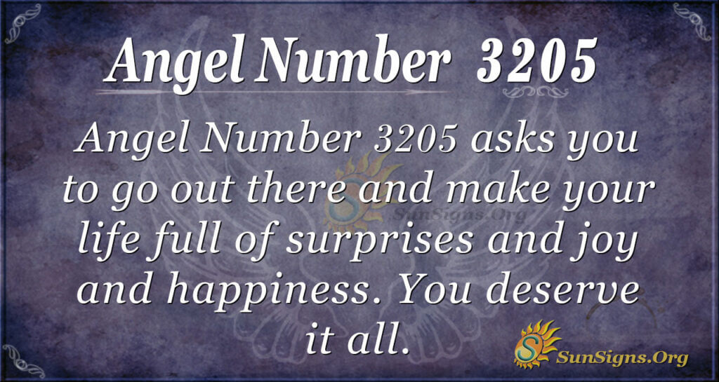 Angel Number 3205
