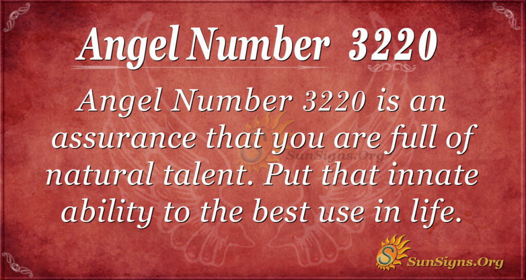 Angel Number 3220