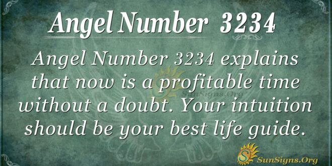 Angel Number 3234