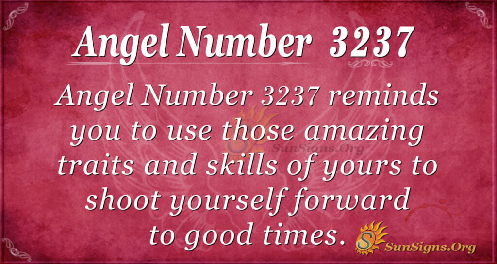 Angel Number 3237