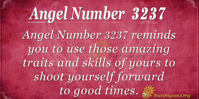 Angel Number 3237