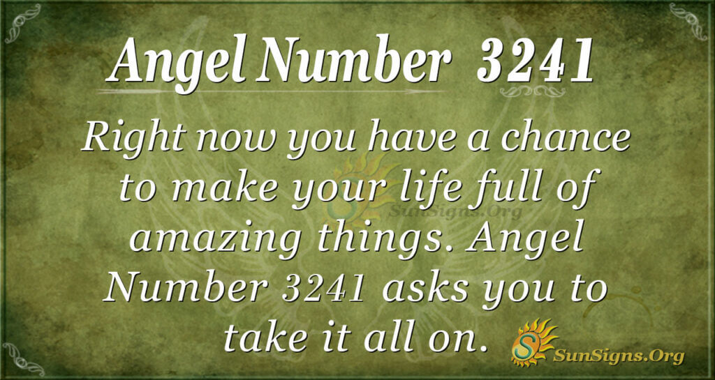Angel Number 3241