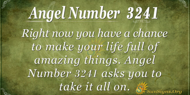 Angel Number 3241