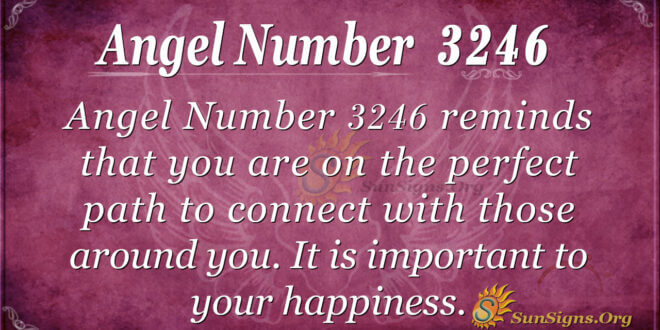 Angel Number 3246
