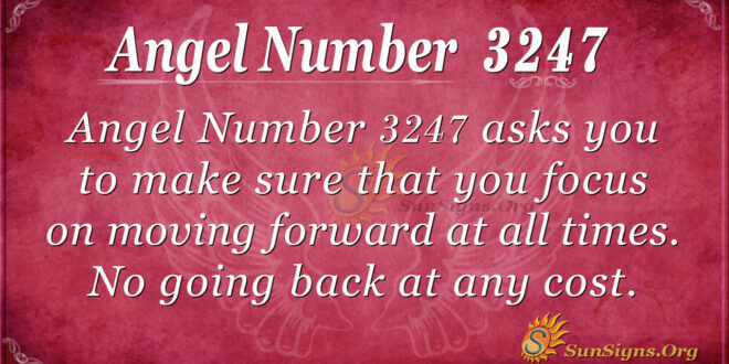 Angel Number 3247