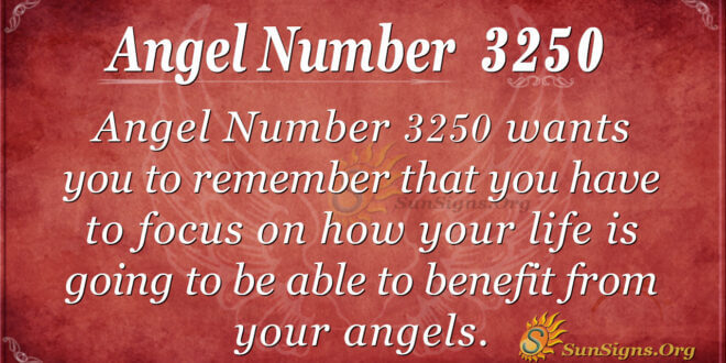 Angel Number 3250