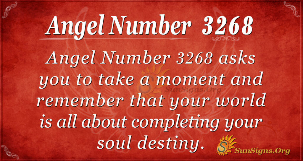 Angel Number 3268