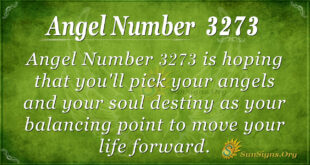 Angel Number 3273