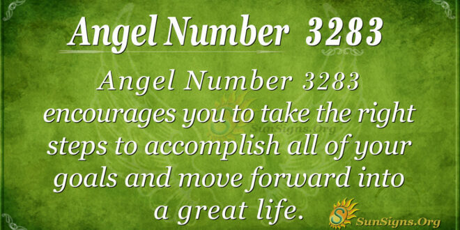 Angel Number 3283