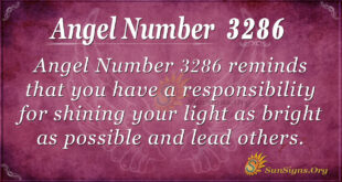 Angel Number 3286