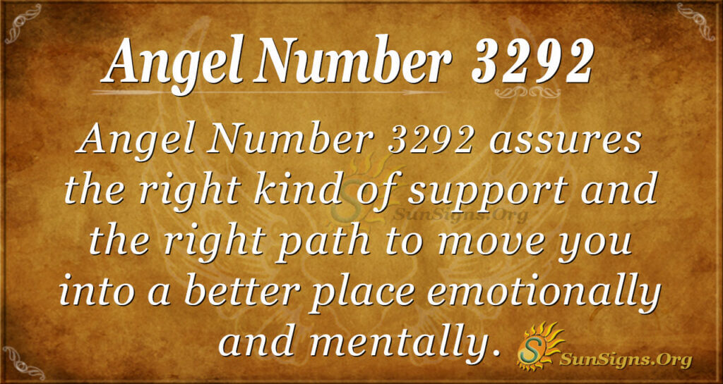 Angel Number 3292