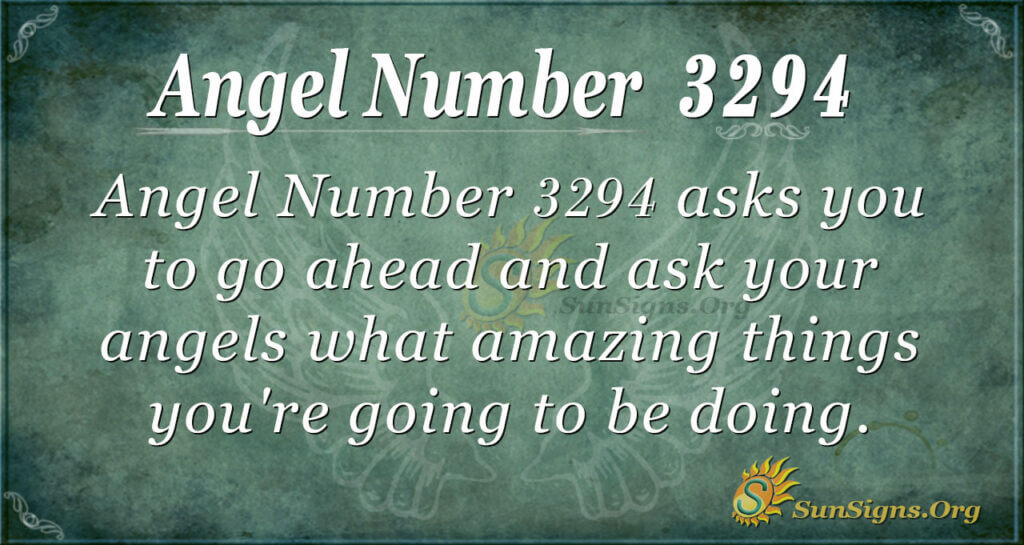 Angel Number 3294