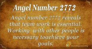 angel number 2772