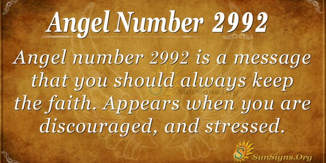 angel number 2992
