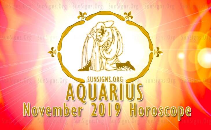 Aquarius November 2019 Horoscope