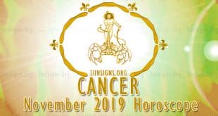 Cancer November 2019 Horoscope