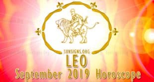 Leo September 2019 Horoscope