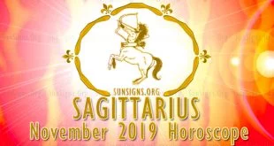 Sagittarius November 2019 Horoscope