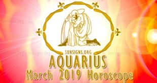 Aquarius March 2019 Horoscope