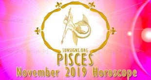 Pisces November 2019 Horoscope