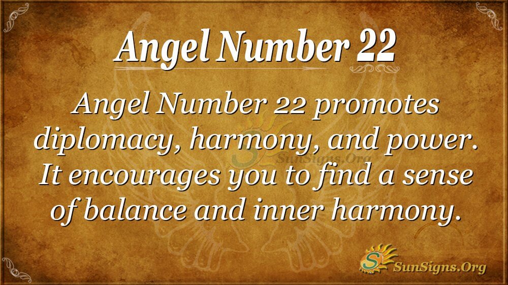 Angel Number 22