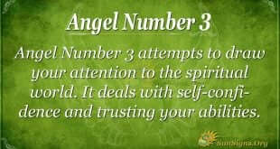 Angel Number 3