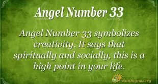Angel Number 33