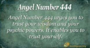 Angel Number 444