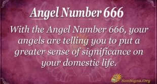 Angel Number 666