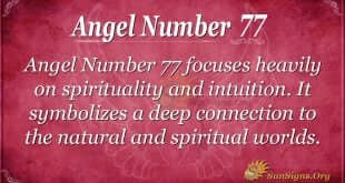 Angel Number 77
