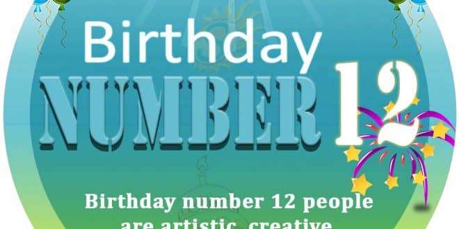 Birthday Number 12